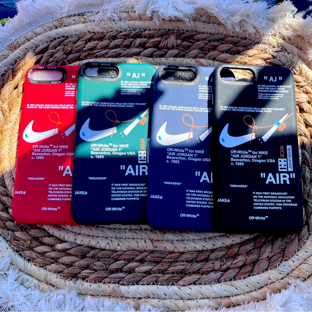 iPhone 8 Plus case black red green blue